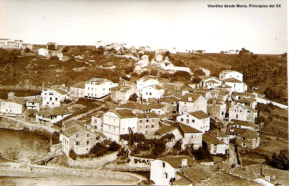 Vista del puerto desde Moria (finales del XIX)